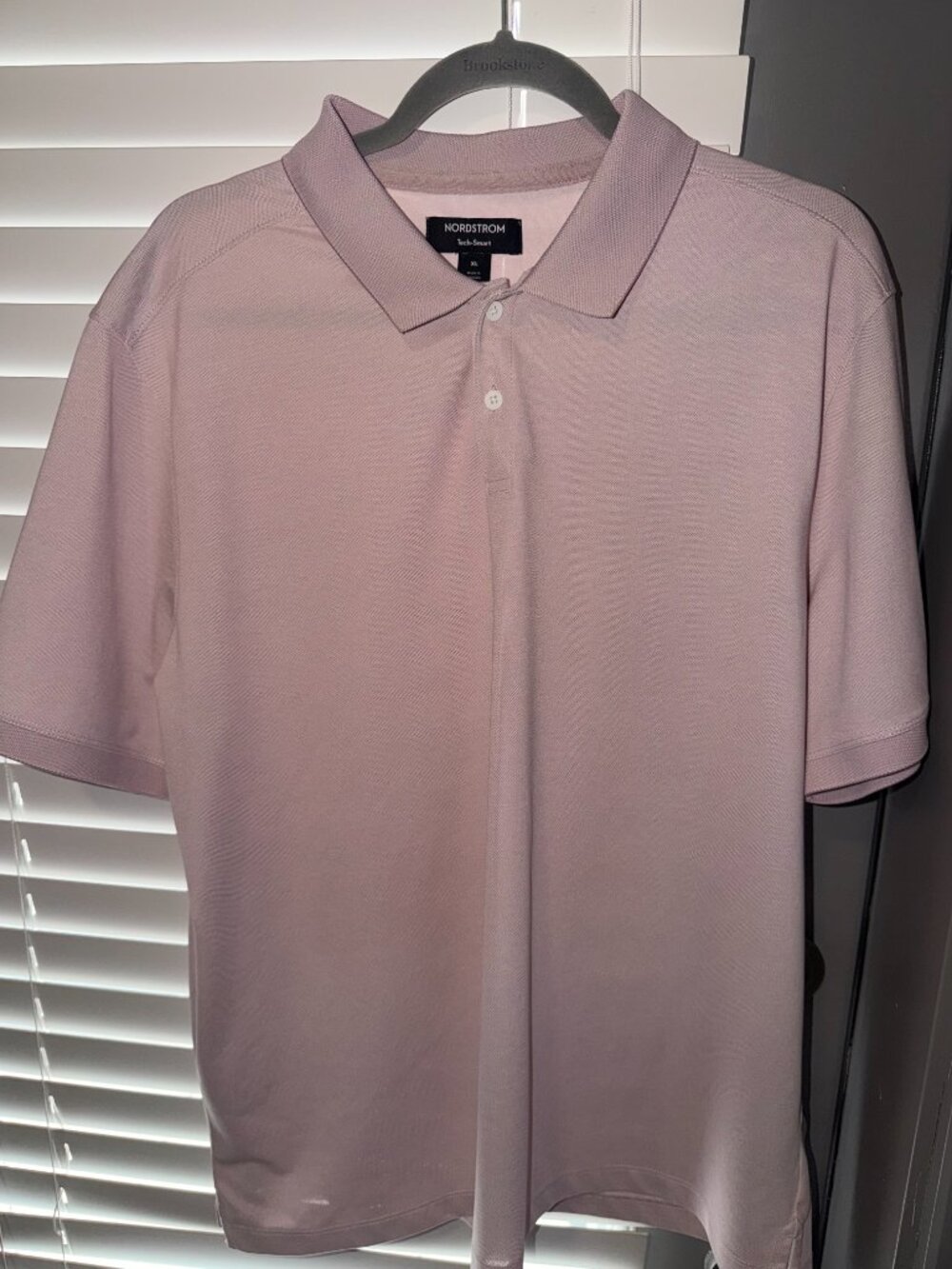 Nordstrom Men’s Shop Classics Polo Shirt XL Pink Short Sleeve Casual